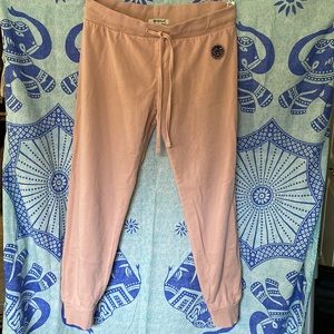 Rip curl cotton sweat pants.